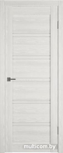 Межкомнатная дверь Atum Pro Х28 70x200 (bianco р, стекло white cloud)