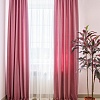 Комплект штор Decoretto Канвас пыльная роза КПР-K24 4.5x2.5 м (розовый, 2 шт)