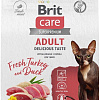 Сухой корм для кошек Brit care Cat Adult Delicious Taste с индейкой и уткой 1.5 кг