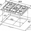 Варочная панель KUPPERSBERG FV9TGRZ C Bronze