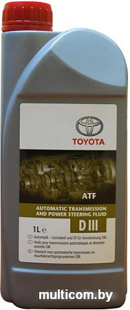 Трансмиссионное масло Toyota ATF D III (08886-80506) 1л