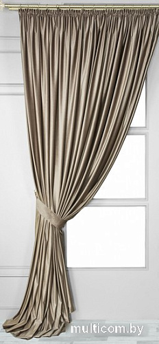 Штора Mio Tesoro Velvet 1.5x2.6 м (капучино)