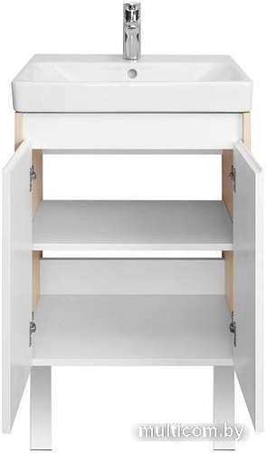 Акватон Тумба с умывальником Сканди Doors 55 1A2788K0SDB20 (белый/дуб верона)