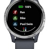 Умные часы Garmin Venu (синий гранит/серебристый)