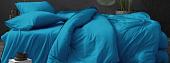 Постельное белье Luxor № Лазурный (N) 1.5 (поплин гл/кр)