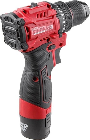 Дрель-шуруповерт Wortex LX BD 1215-1 Li 1333698 (с 1-им АКБ, кейс)