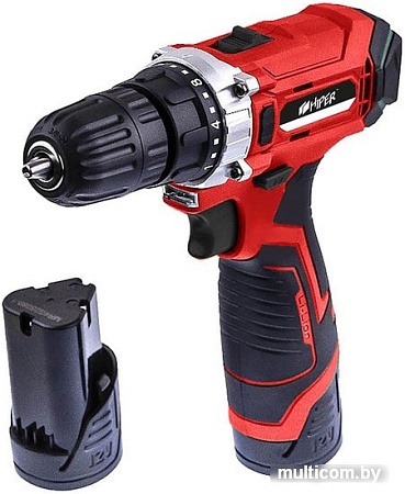 Дрель-шуруповерт Hiper HCD12/2A (с 2-мя АКБ, кейс)