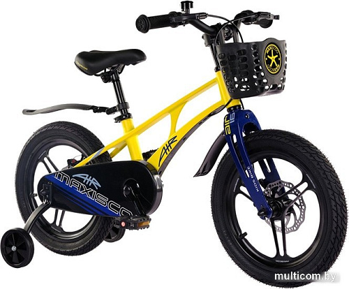 Детский велосипед Maxiscoo Air Pro 18 2024 (желтый матовый)