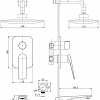 Душевая система Lemark LM5922CW