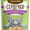 Лакомство для кошек Деревенские лакомства Сердечки для баланса микроэлементов 30 г