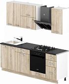 Кухня Славянская столица 34-1 (белый/дуб сонома)