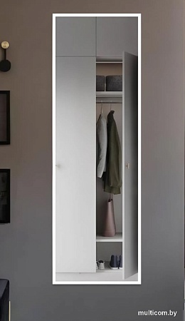 Зеркало eMZe Line 180x60 LINE.180.60.BEL (белый)