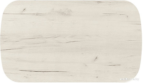 Столешница Millwood Закругленная 120x70 (дуб белый Craft)