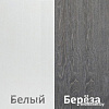 Комод Кортекс-мебель Бари 120 8ш (белый/белый/береза)