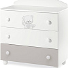 Комод Italbaby Jolie 070.8055-0530 (белый/серый)