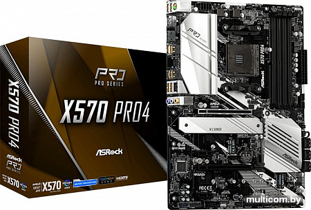 Материнская плата ASRock X570 Pro4