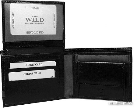 Портмоне Cedar 107-VH (черный)