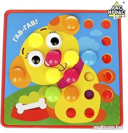 Развивающая игра Лас Играс Веселые пуговки. Ферма 3440819