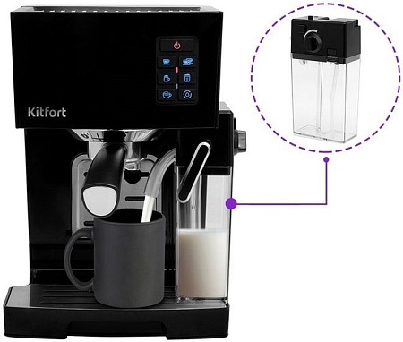 Рожковая помповая кофеварка Kitfort KT-743