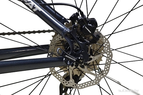 Велосипед Stark Fat 26.3 р.16 2025 HQ-0017808 (темно-серый/серебристый металлик)