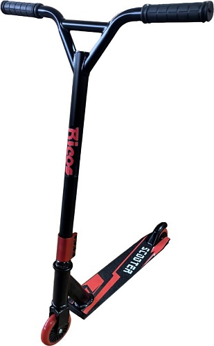 Трюковый самокат Ricos Zing JSCJ100S (черный/красный)