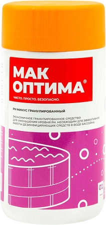 Химия для бассейна МАК Оптима PH-минус 11386 1.5 кг