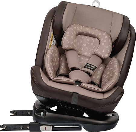 Детское автокресло Indigo Advanced Isofix (бежевый/коричневый)