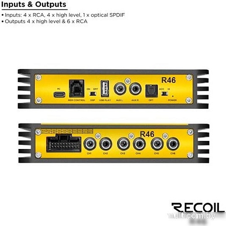 Автомобильный усилитель Recoil R46