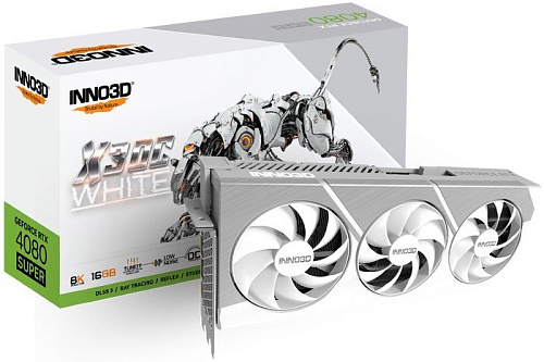 Видеокарта Inno3D RTX 4080 Super X3 OC White N408S3-166XX-18703259