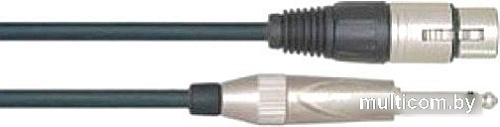 Кабель Leem NMH-20 XLR - 6.3 мм (6 м, черный)