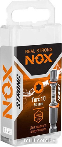 Набор бит Nox Strong 339105 (10 шт)