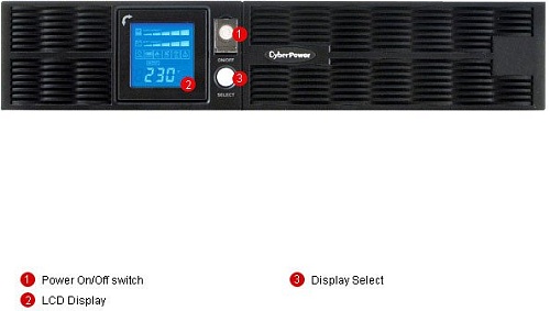 Источник бесперебойного питания CyberPower PR2200 LCD 2U (PR2200ELCDRT2U)
