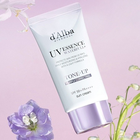 d'Alba Waterfull Tone-Up Sun Cream Purple (50 мл)