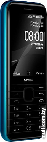 Мобильный телефон Nokia 8000 4G Dual SIM (синий)