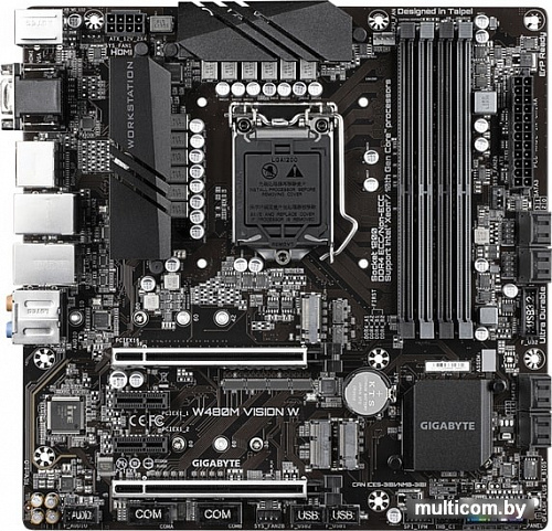 Материнская плата Gigabyte W480M Vision W (rev. 1.0)