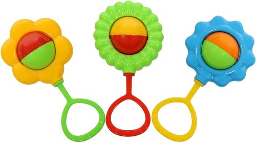 Погремушка Полесье Цветочек (3 шт)