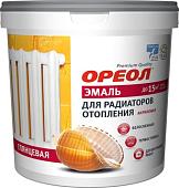 Эмаль Ореол для радиаторов отопления акриловая 0.8 кг (белая)