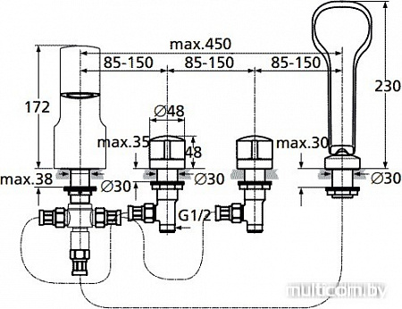 Смеситель Ideal Standard Melange A 4293 AA