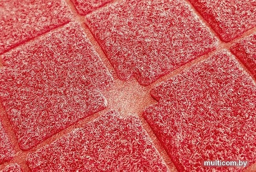 Придверный коврик Kovroff Ромбы 60x90 П/10/03/05 (красный)