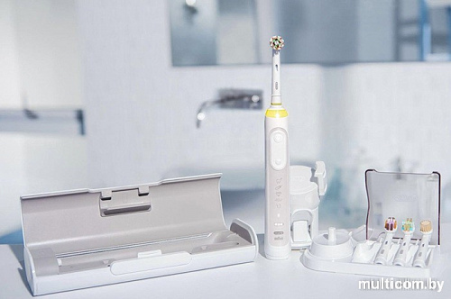 Электрическая зубная щетка Braun Oral-B Genius Pro 8000 (белый)