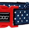 Ошейник Doog Stella S 23-34 см (синий в белый горох)