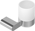 Стакан для зубной щетки и пасты Cezares STYLUS-TUMS-01 (хром)