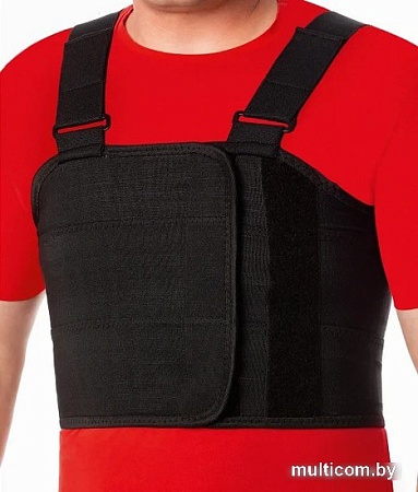 Бандаж на грудную клетку MEK 2005 (XL, черный)