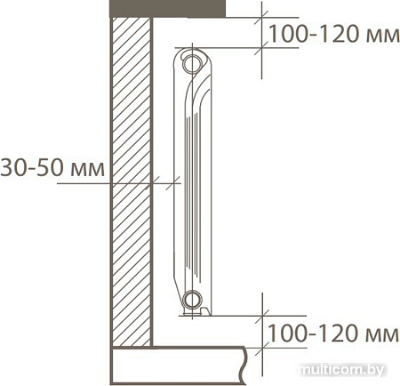 Радиатор Royal Thermo Revolution 500 (14 секций)