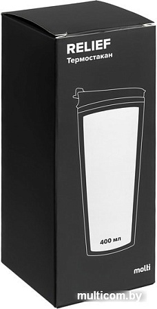 Термокружка Molti Relief 0.375л (красный)