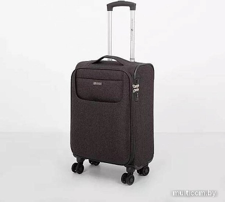 Чемодан-спиннер Francesco Molinary 270-2519-3-20 (темно-серый)