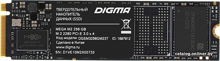 SSD Digma Mega M2 256GB DGSM3256GM23T
