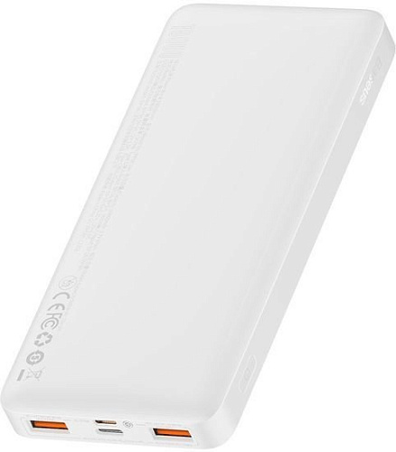 Внешний аккумулятор Baseus Bipow Fast Charge Power Bank 20W 10000mAh (белый)