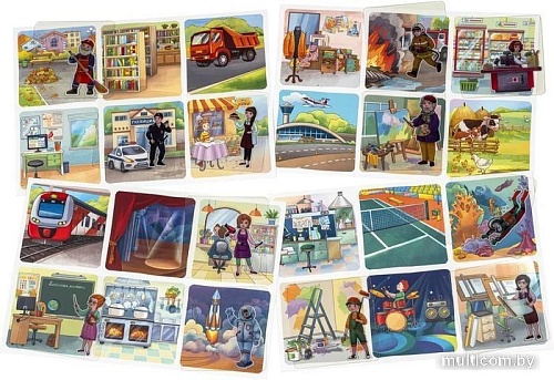 Развивающая игра Айрис-Пресс Лото. Профессии. Кто где работает? 9785811273782