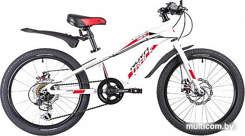 Детский велосипед Novatrack Prime 20 (белый/красный, 2019)